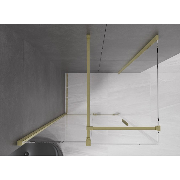 Душова кабіна MEXEN VELAR 90х85 BRUSHED GOLD