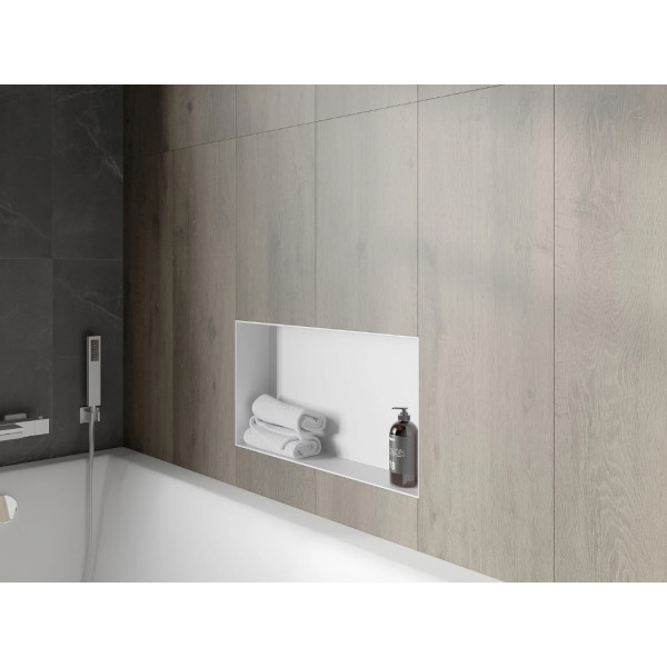 Вбудована полиця MEXEN X-Wall-NR 60x30 WHITE без обідка
