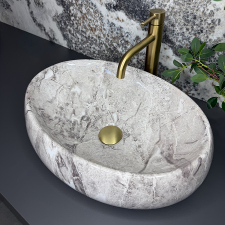 Умывальник (раковина) VBI VENETO STONE GLOSSY накладной
