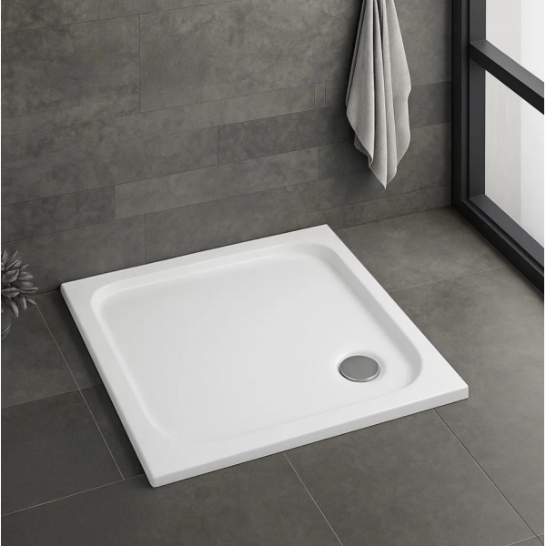 Душевой поддон REA BELMOND 90x90 WHITE