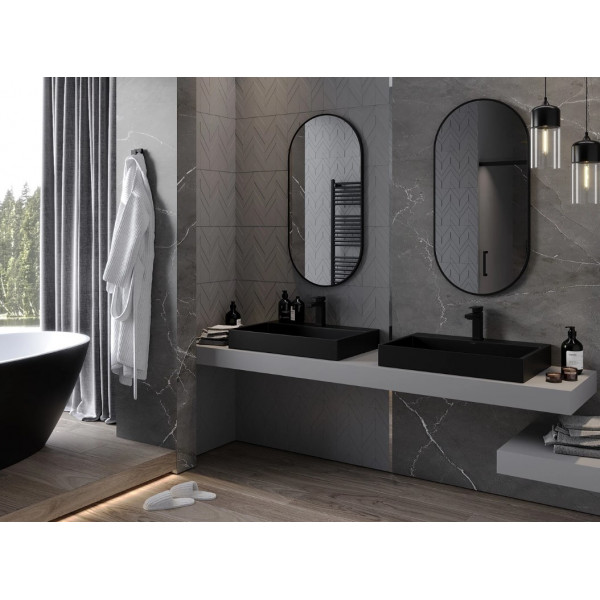 Дзеркало MEXEN LOFT 100x50 BLACK овальне