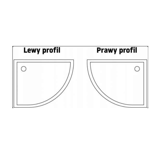 Душевой поддон REA LOOK 80x100 R WHITE