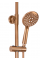 Душевой гарнитур REA LUNGO BRUSHED COPPER с термостатом и изливом