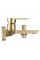 Смеситель для ванны и душа REA ARGUS BRUSHED GOLD настенный с изливом