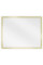 Дзеркало MEXEN LOFT 50x40 GOLD прямокутне