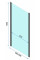 Душевая кабина REA RAPID SLIDE 110х90 CHROME пристенная
