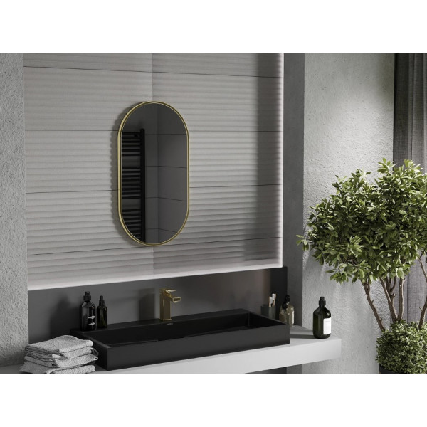 Дзеркало MEXEN LOFT 75x40 GOLD овальне