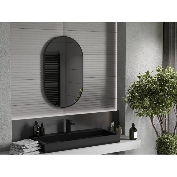 Дзеркало MEXEN LOFT 90x55 BLACK овальне