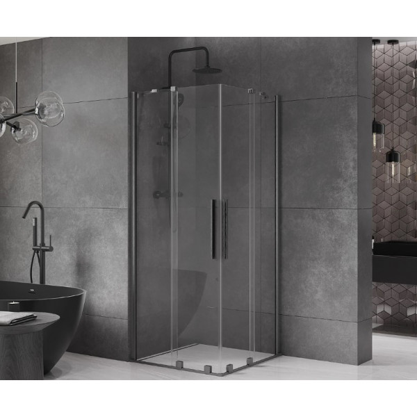 Душова кабіна MEXEN VELAR DUO 90х90 GRAPHITE