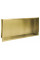 Встраиваемая полка REA 30X60 BRUSHED GOLD с ободком