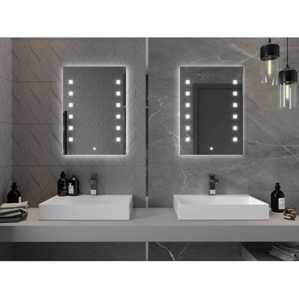 Дзеркало MEXEN NER 50x70 LED прямокутне