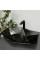 Умывальник (раковина) VBI VENEZIA MARBLE BLACK MATT накладной