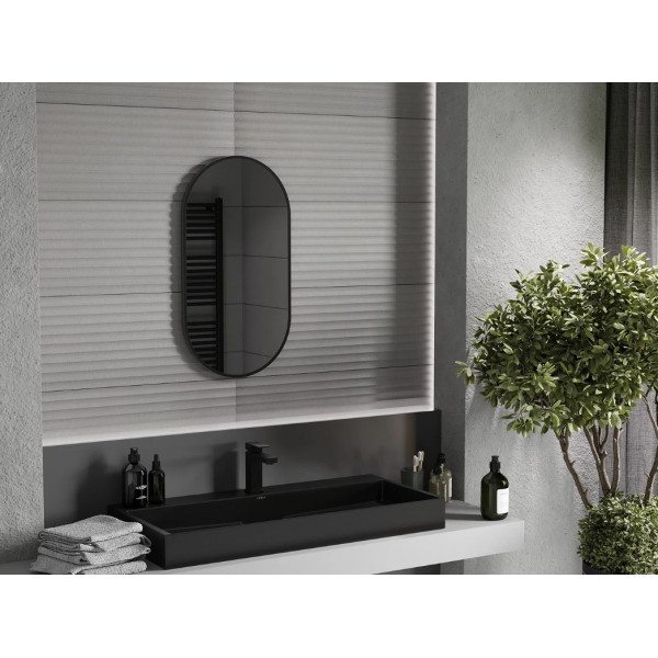 Дзеркало MEXEN LOFT 75x40 BLACK овальне
