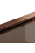 Шторка для ванны REA ELEGANT 70 BRUSHED COPPER постоянная