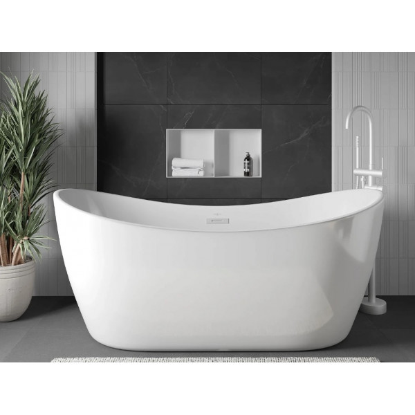 Вбудована полиця MEXEN X-Wall-NR 60x30 WHITE без обідка