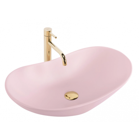 Умывальник (раковина) REA ROYAL 60 POWDER PINK MATТ накладной