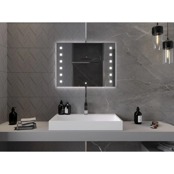 Дзеркало MEXEN NER 80x60 LED прямокутне