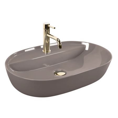 Умывальник (раковина) REA AURA 61 BEIGE SHINY накладной