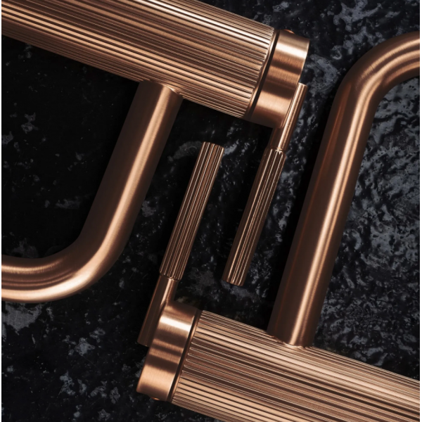 Смеситель для раковины (умывальника) REA ARGON BRUSHED COPPER низкий