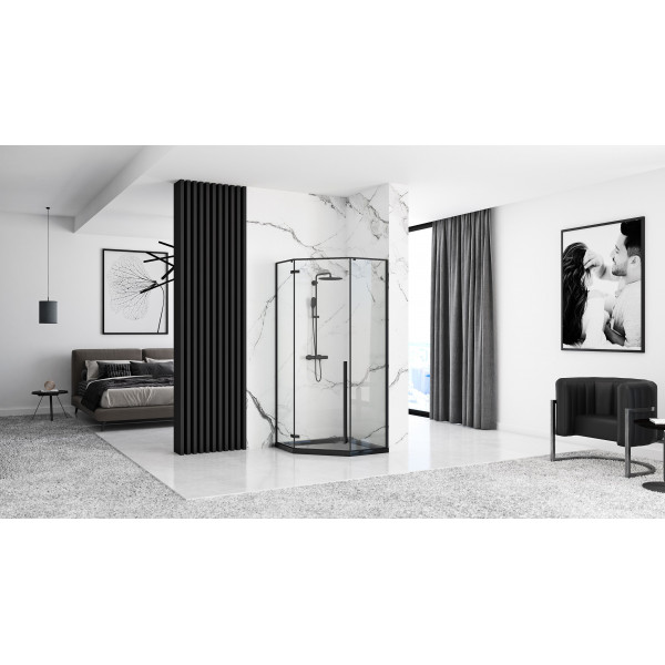 Душевой поддон REA DIAMOND 90x90 BLACK