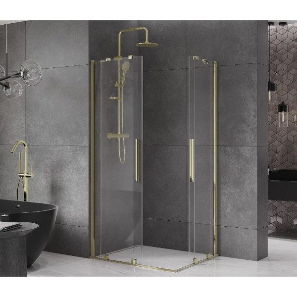 Душова кабіна MEXEN VELAR DUO 100х90 GOLD