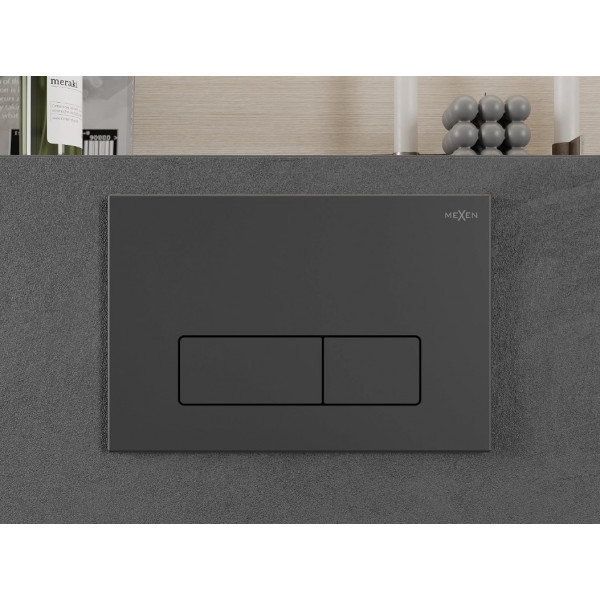 Кнопка змиву для інсталяції MEXEN FENIX 13 SLIM GRAPHITE