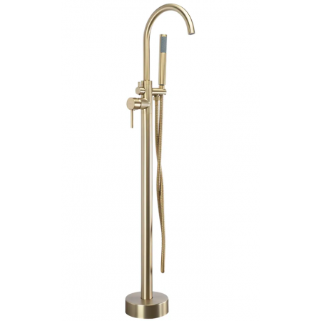 Смеситель для ванны REA LUNGO BRUSHED GOLD напольный