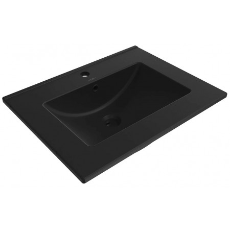 Умивальник (раковина) MEXEN ATENA 61 BLACK MATT врізний чорний