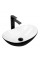 Умывальник (раковина) REA ROYAL MINI BLACK WHITE накладной *