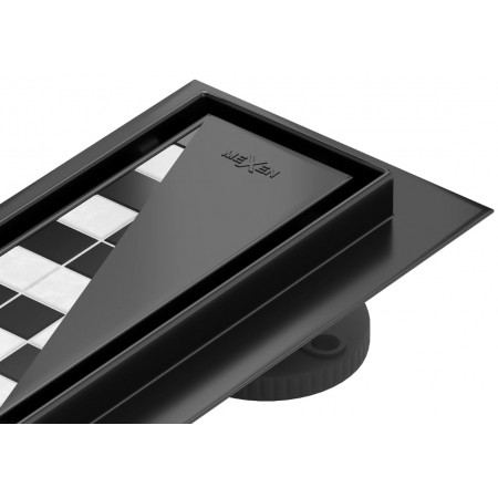 Трап для душу MEXEN FLAT 60 M13 BLACK 2в1 чорний
