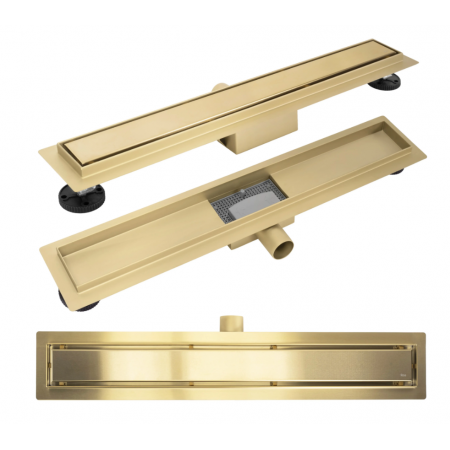 Трап для душа REA NEOX 70 BRUSHED GOLD