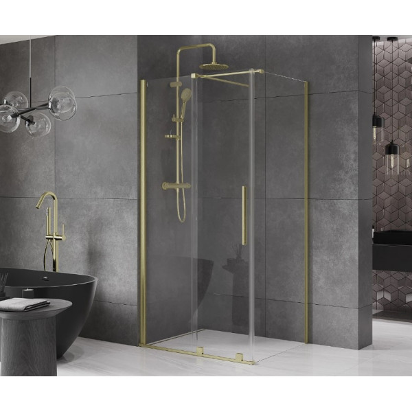 Душова кабіна MEXEN VELAR 120х85 BRUSHED GOLD