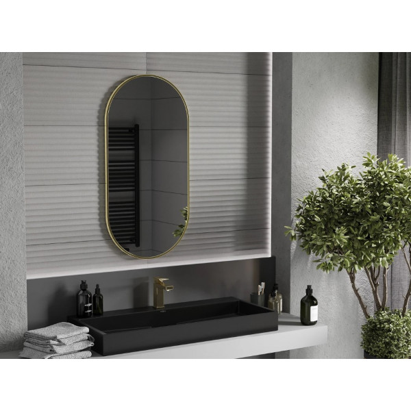 Дзеркало MEXEN LOFT 100x50 GOLD овальне