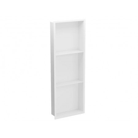 Вбудована полиця MEXEN X-Wall-R 90 WHITE з обідком