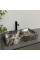 Умывальник (раковина) VBI TRIEST ANTHRACITE MARBLE накладной