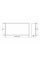 Вбудована полиця MEXEN X-Wall-R 60x30 WHITE з обідком