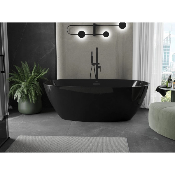 Ванна окрема MEXEN ERIS 170х85 BLACK-B акрилова