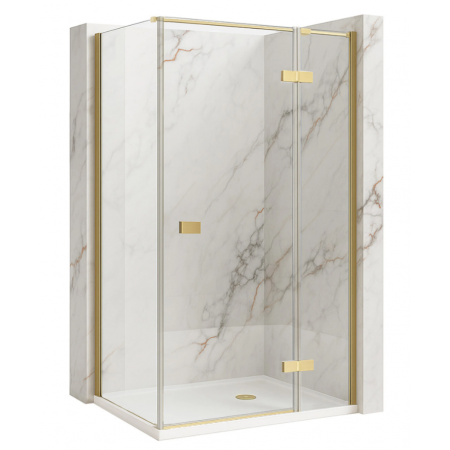 Душевая кабина REA ATLAS 80х80 P BRUSHED GOLD