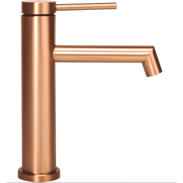 Смеситель для раковины (умывальника) REA FOSS BRUSHED COPPER низкий