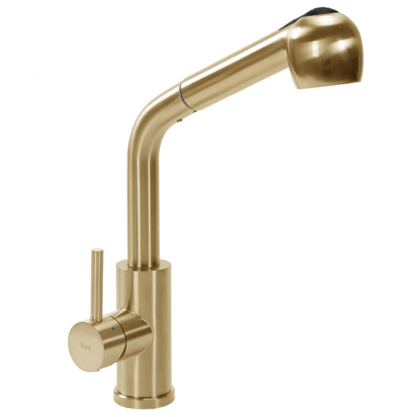 Смеситель для кухни REA TROY BRUSHED GOLD матовое золото