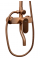 Душевой гарнитур REA DROP BRUSHED COPPER с изливом