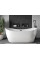 Вбудована полиця MEXEN X-Wall-R 45x20 BLACK з обідком