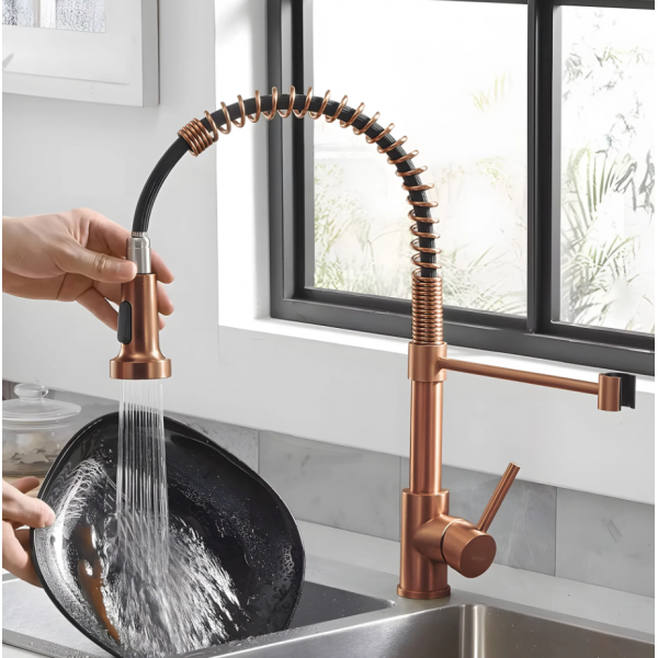 Смеситель для кухни REA COLIN BRUSHED COPPER