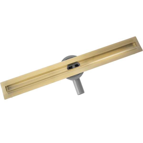 Трап для душа REA NEOX 100 SLIM PRO BRUSHED GOLD матовое золото