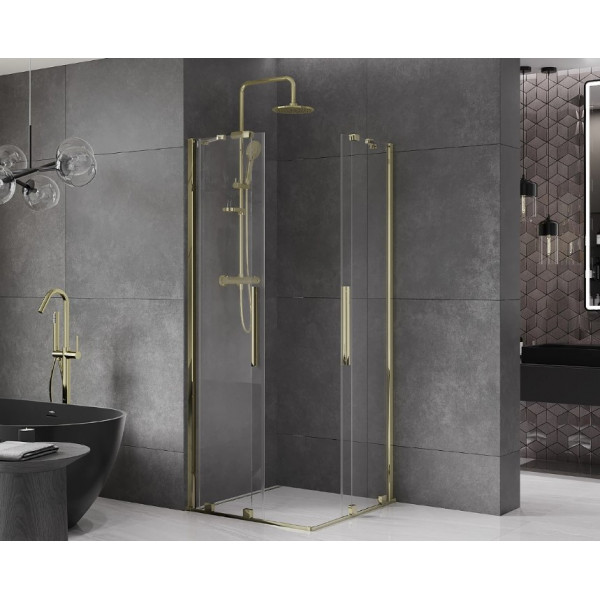 Душова кабіна MEXEN VELAR DUO 100х100 GOLD