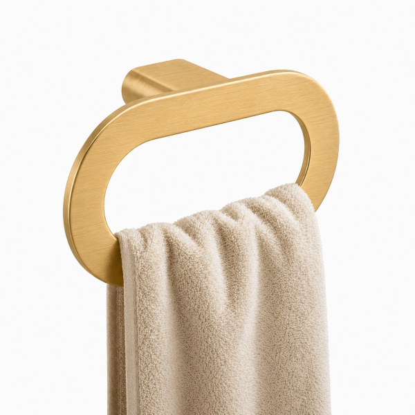 Полотенцедержатель кольцевой VBI TERRA BRUSHED GOLD