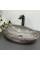 Умывальник (раковина) VBI VICENZA DARK STONE GLOSSY накладной