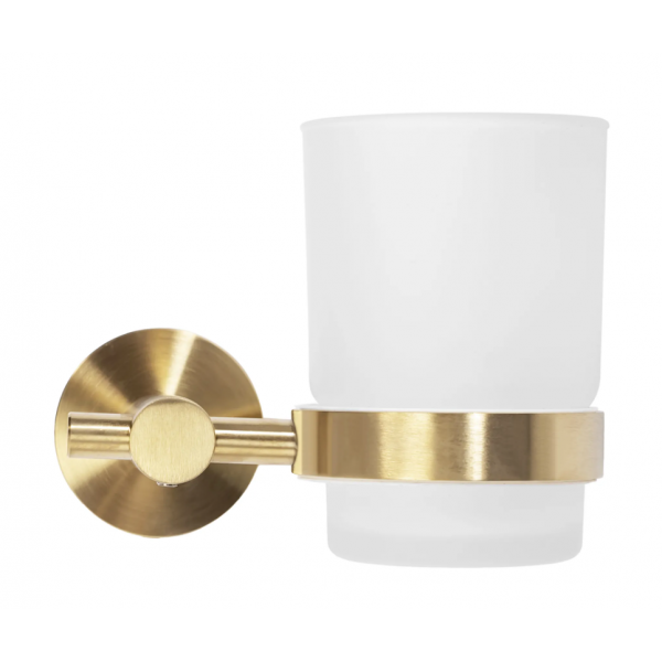 Стакан для зубных щеток REA 322233 BRUSHED GOLD *