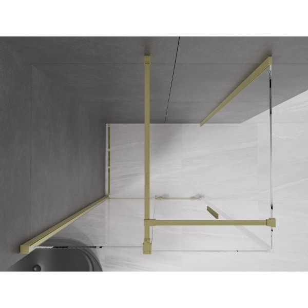 Душова кабіна MEXEN VELAR 100х70 BRUSHED GOLD
