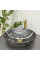 Умывальник (раковина) VBI AMALFI BLACK ONYX MATT накладной